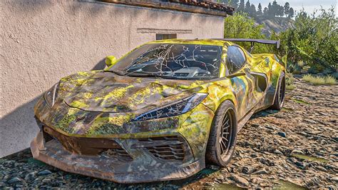 Rebuilding A Abandoned Corvette Stingray Forza Horizon Steering