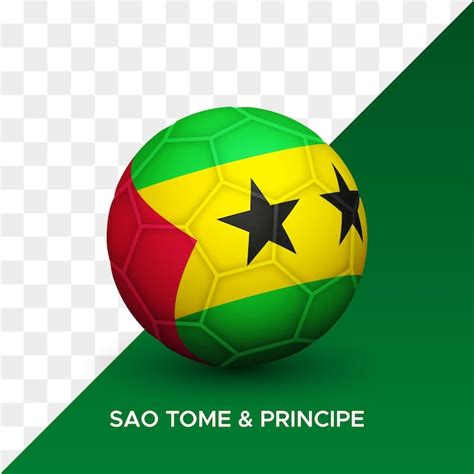 Premium Vector Realistic Football Soccer Ball Mockup With Sao Tome