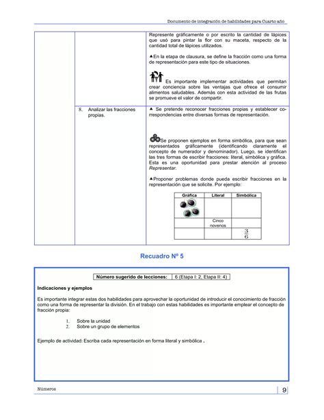 Integración de Habilidades Cuarto Año Educación Primaria PDF