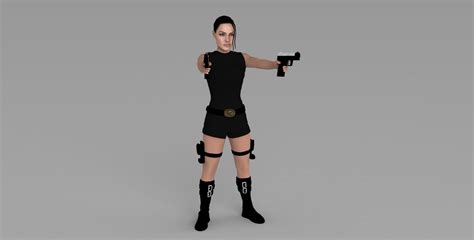 Fichier STL Lara Croft Tomb Raider Jolie prête pour l impression 3D en