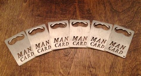 MAN CARD Wallet Sized Bottle Opener (6 PACK ) – 805 Metal Craft