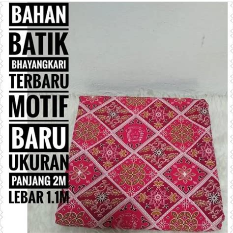 Jual Bahan Kain Batik Terbaru Bhyangkari Shopee Indonesia