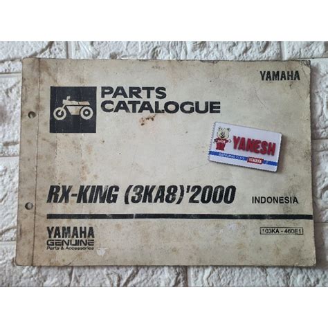 Jual Buku Katalog Catalogue Yamaha Rx King Tahun 2000 2001 Copyan