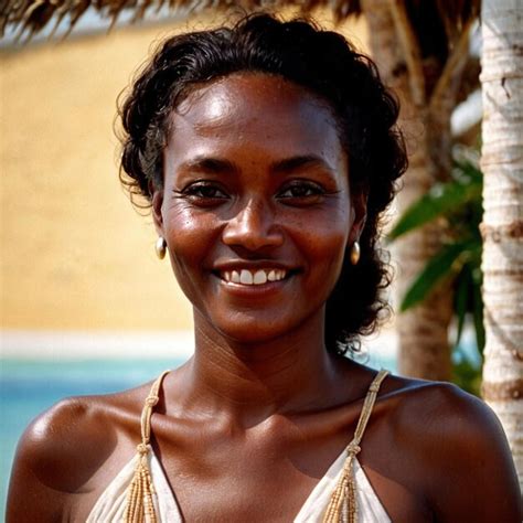 Premium Photo Antigua And Barbuda Woman From Antigua And Barbuda