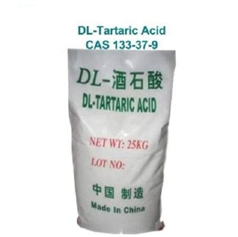 Dl Tartaric Acid White Crystalline At Best Price In Hangzhou Niki