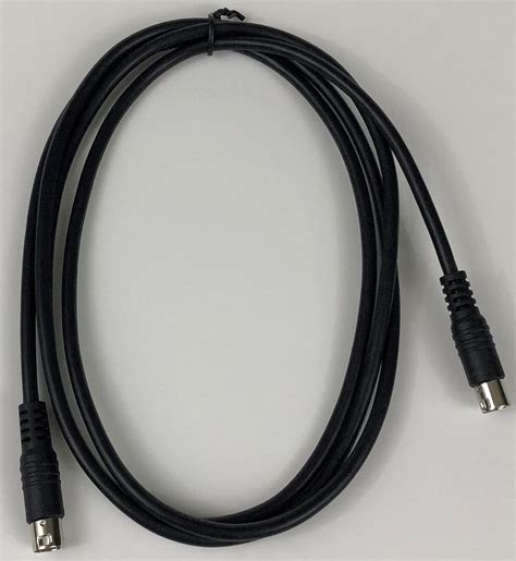 Buy 9 Pin Mini Din Minidin Male To Male 3 Foot Black Cable Type B Non