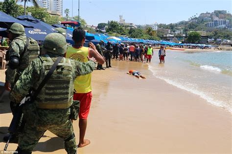 Body Of Shooting Victim Floats Ashore On Mexico Beach In Front Of