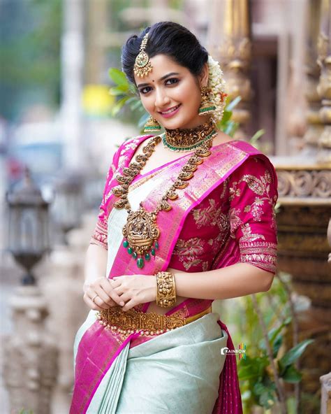 Ashika Ranganath In Bridal Wear Photoshoot Stills South Indian Actress