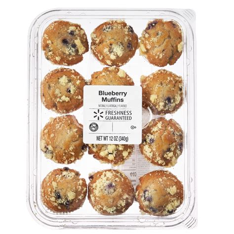 Freshness Guaranteed Blueberry Mini Muffins Oz Count Walmart