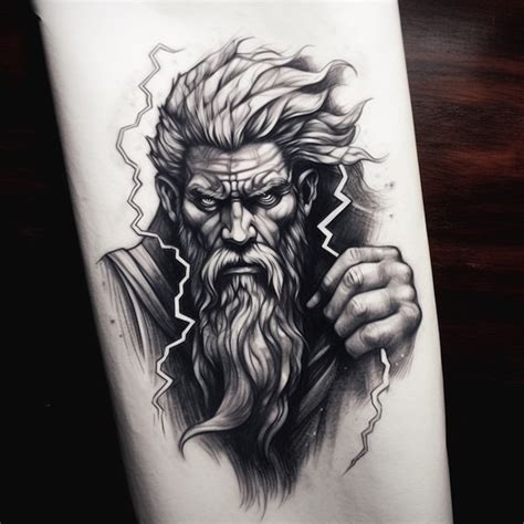 Zeus Tattoo Design Zeus Tattoo Greek Tattoos Collar Bone Tattoo