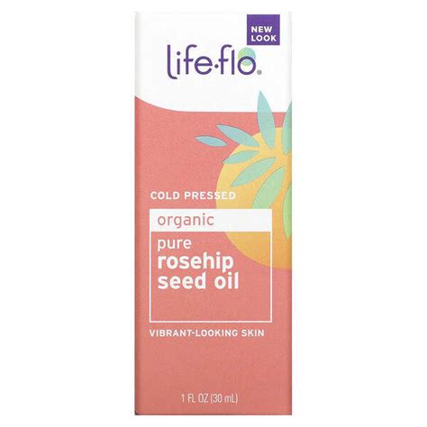 Life Flo Organic Pure Rosehip Seed Oil 1 Fl Oz 30 Ml