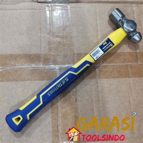 Jual JETJO TOOLS Palu Ball Pein Hammer 8 Oz Palu Konde Gagang Fiber