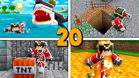 20 FAÇONS DE MOURIR DANS MINECRAFT YouTube