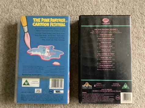 Pink Panther Vhs Videos Cartoon Pink Paradise Boots Cartoon