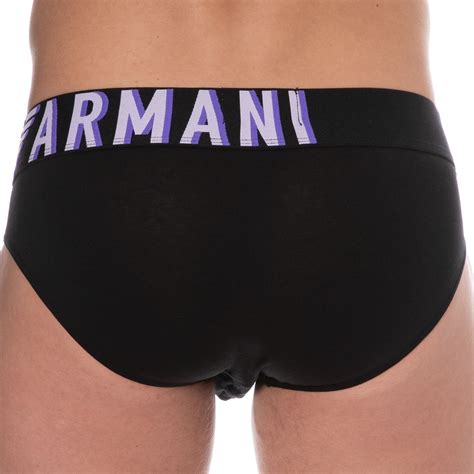 Emporio Armani Megalogo Cotton Briefs Black Inderwear