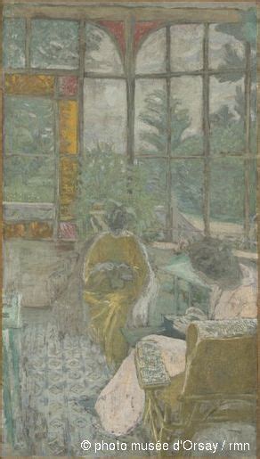 Edouard Vuillard La véranda du Coadigou à Loctudy Marcelle Aron et