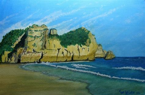 Alvor Praias Painting By Thomas Mccaskie Fine Art America