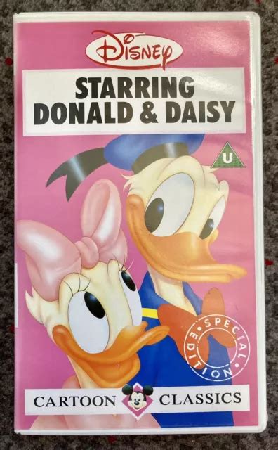 VINTAGE RARE WALT Disney VHS Dessin animé Classiques Avec Donald