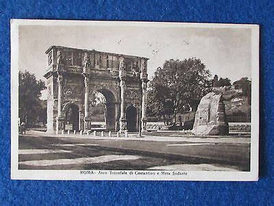 Vintage Postcard Rome Arco Trionfale Di Costantino 1923 EBay