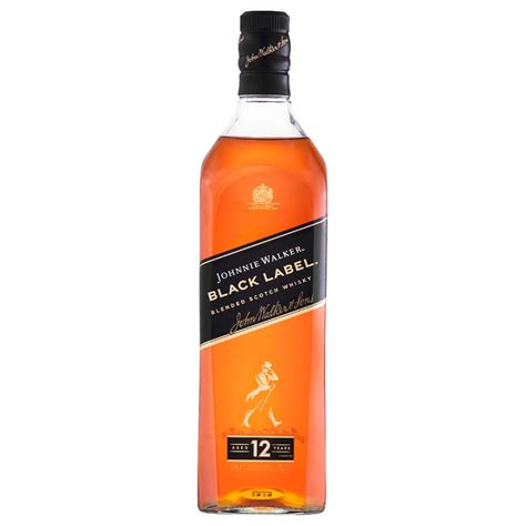 Whisky Johnnie Walker Black Label Blended Scotch 1L Cos