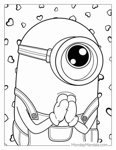 32 Minion Coloring Pages Free Pdf Printables