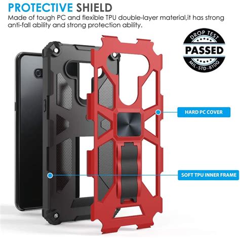 For LG K51 Reflect Case Hybrid Military Grade Protective Rugged