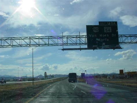 Okroads Interstate 10 Texas Fort Stockton To New Mexico State Line