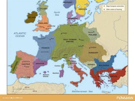 A Map Of Europe In 1050 Things Seemed A Lot More Colorful Back Then