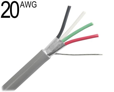 Shielded Multiconductor Cable, 20 AWG