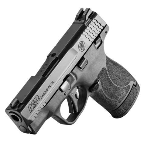 Smith & Wesson M&P Shield Plus High-Capacity Sub-Compact 9mm/.40 S&W Combat/Tactical Pstol for ...