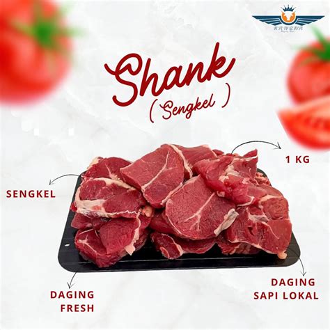 Jual KHANZA DAGING SAPI LOKAL SENGKEL RENDANG 1KG Shopee Indonesia