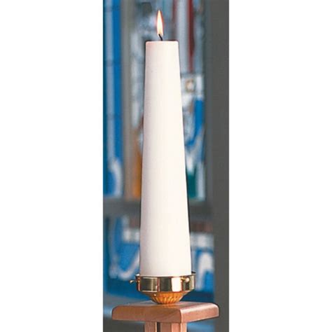 Plain White Christ Candle, Advent: Living Grace Catalog