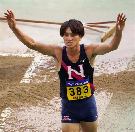 がけっぷちから！橋岡優輝が大会新記録の8m27 男子走り幅跳び スポーツ 日刊スポーツ