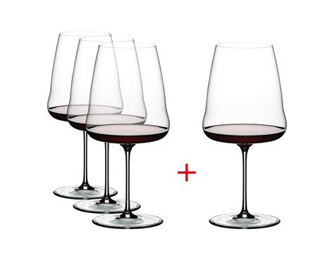 RIEDEL Winewings Cabernet Sauvignon Wine Glass (Pay 3 Get 4) (Set of 4 ...