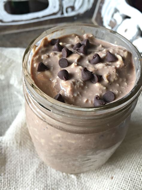 Chocolate Peanut Butter Overnight Oats Recipe Chocolate Overnight