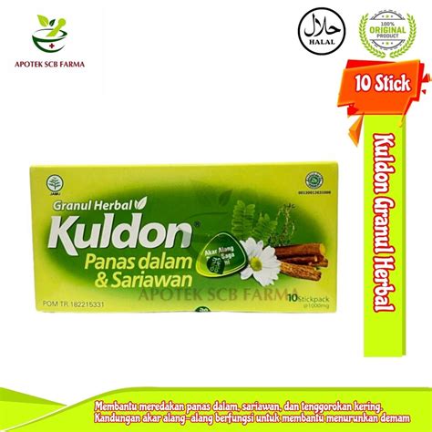 Jual Kuldon Granul Stick Kuldon Panas Dalam Sariawan Isi 10