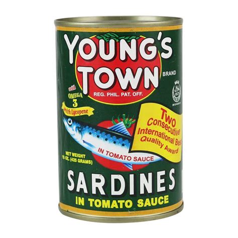 Youngs Town Premium Sardines Regular 155g From Buy Asian Food 4u