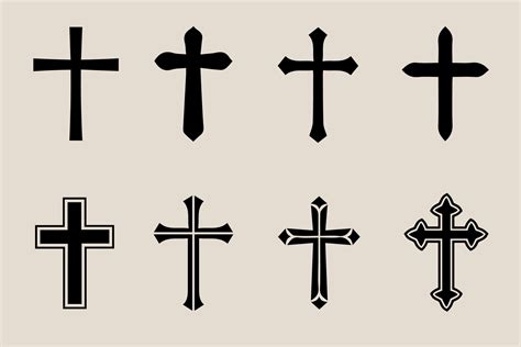 Decorative crucifix religion catholic symbol, Christian crosses. orthodox faith church cross ...