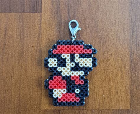 Mario Mini Perler Beads Keychain/pendant - Etsy