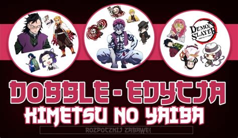 Zagraj ze mną w Dobble Wersja Kimetsu no Yaiba sameQuizy