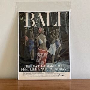 70s Bali Bras Advertisement Vintage Baki T Shirt Bra Ad 1977 Lingerie