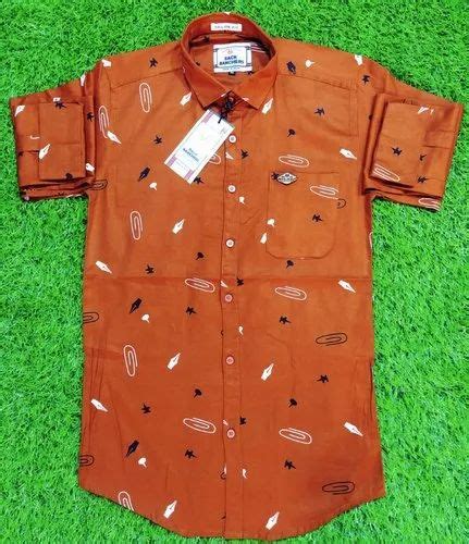 Men Printed Cotton Shirt Size M Xl At Rs 200 In Indore Id 22566461991