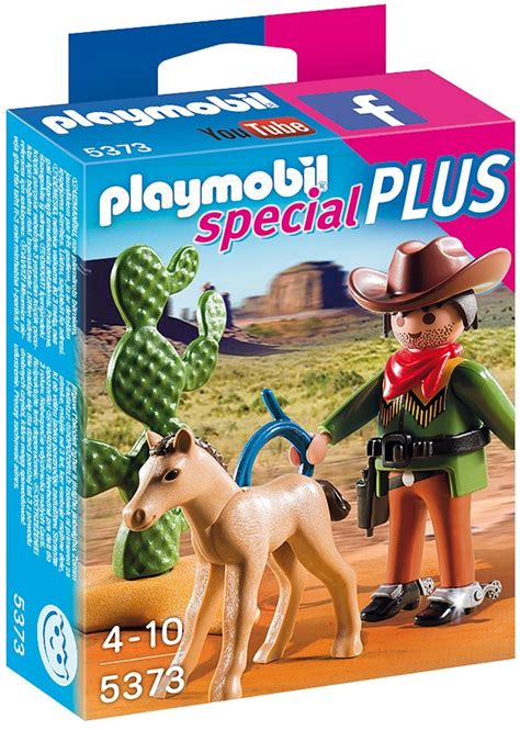 Buy Playmobil Cowboy With Foal 5373