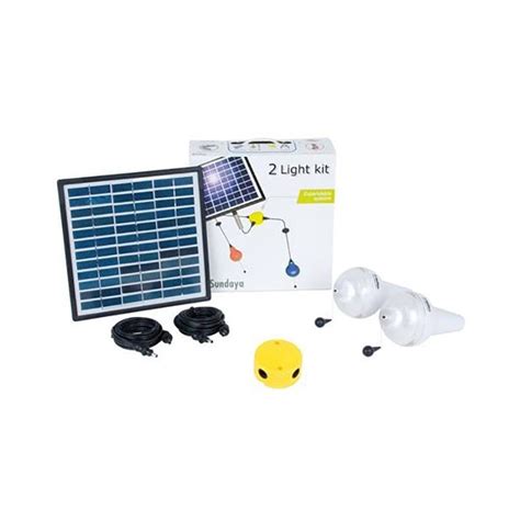 kit solaire d éclairage 2 Ulitium 200 Sundaya