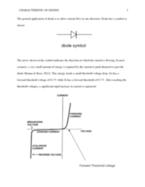 SOLUTION Lab Report On Characteristic Of Diodes Studypool