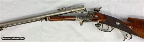 Antique European Single Shot Centerfire Cartridge Rifle