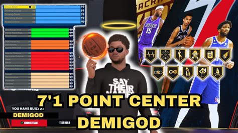 THIS 7 1 DEMIGOD IS THE BEST CENTER BUILD IN NBA 2K24 VICTOR WEMBANYAMA