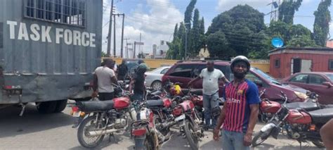 Lagos Taskforce To Crush Another Set Of Motorcycles Jejeloye