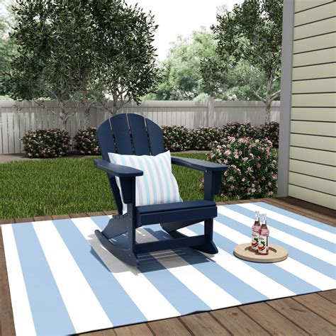 Ravenna Hdpe Rocking Adirondack Chair Outdoor Furniture Zone