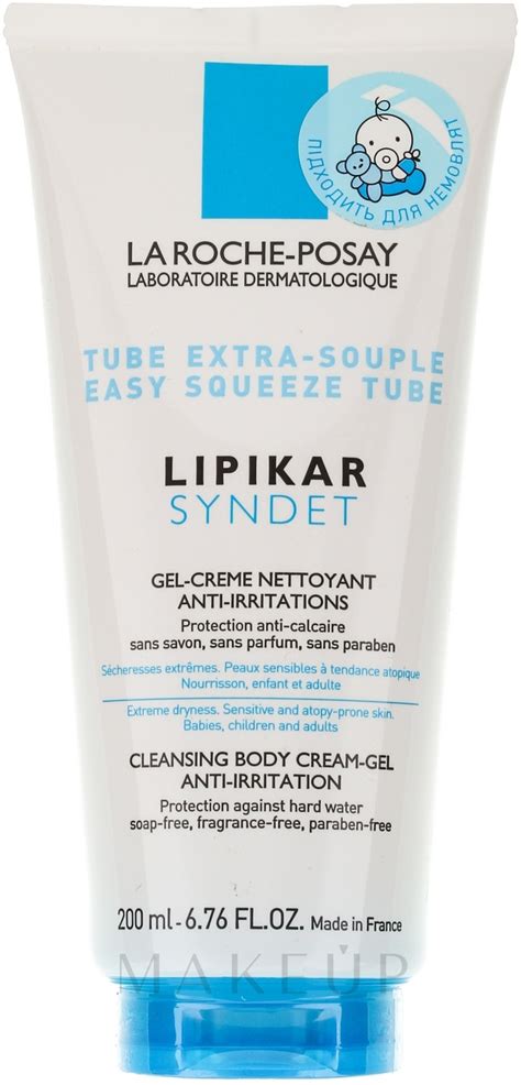 La Roche Posay Lipikar Syndet Cleansing Body Cream Gel Anti Irritation